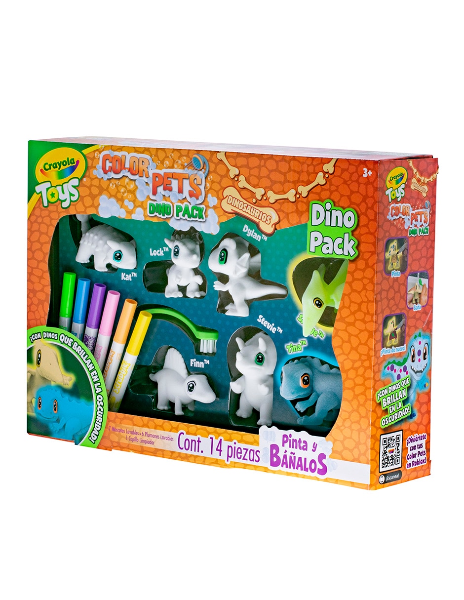 Toys Color Pets Dino Pack 3