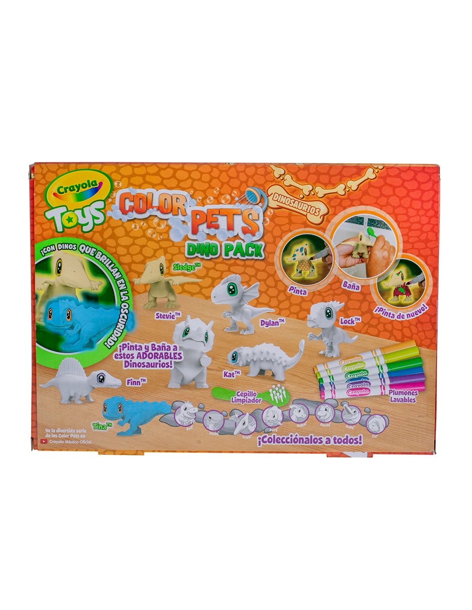 Toys Color Pets Dino Pack 4