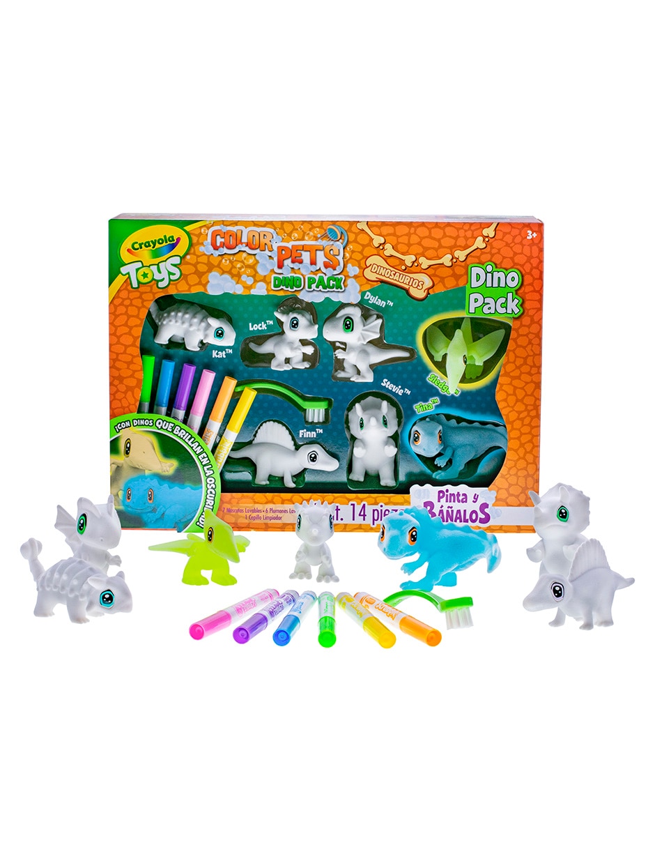 Toys Color Pets Dino Pack 5