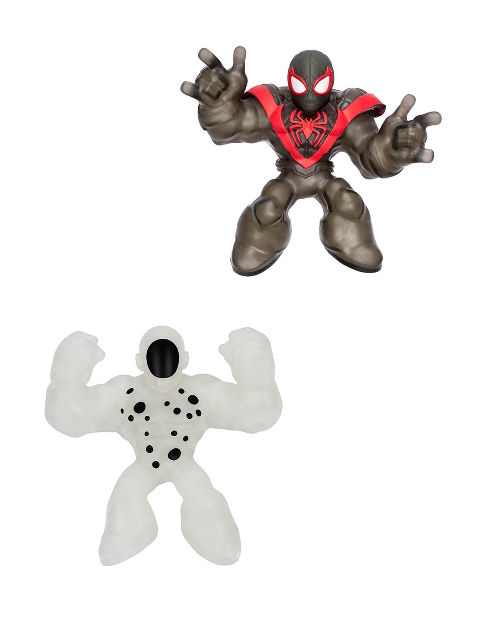 Set figuras acción Marvel Spider-Man Homemade Suit glow elástico