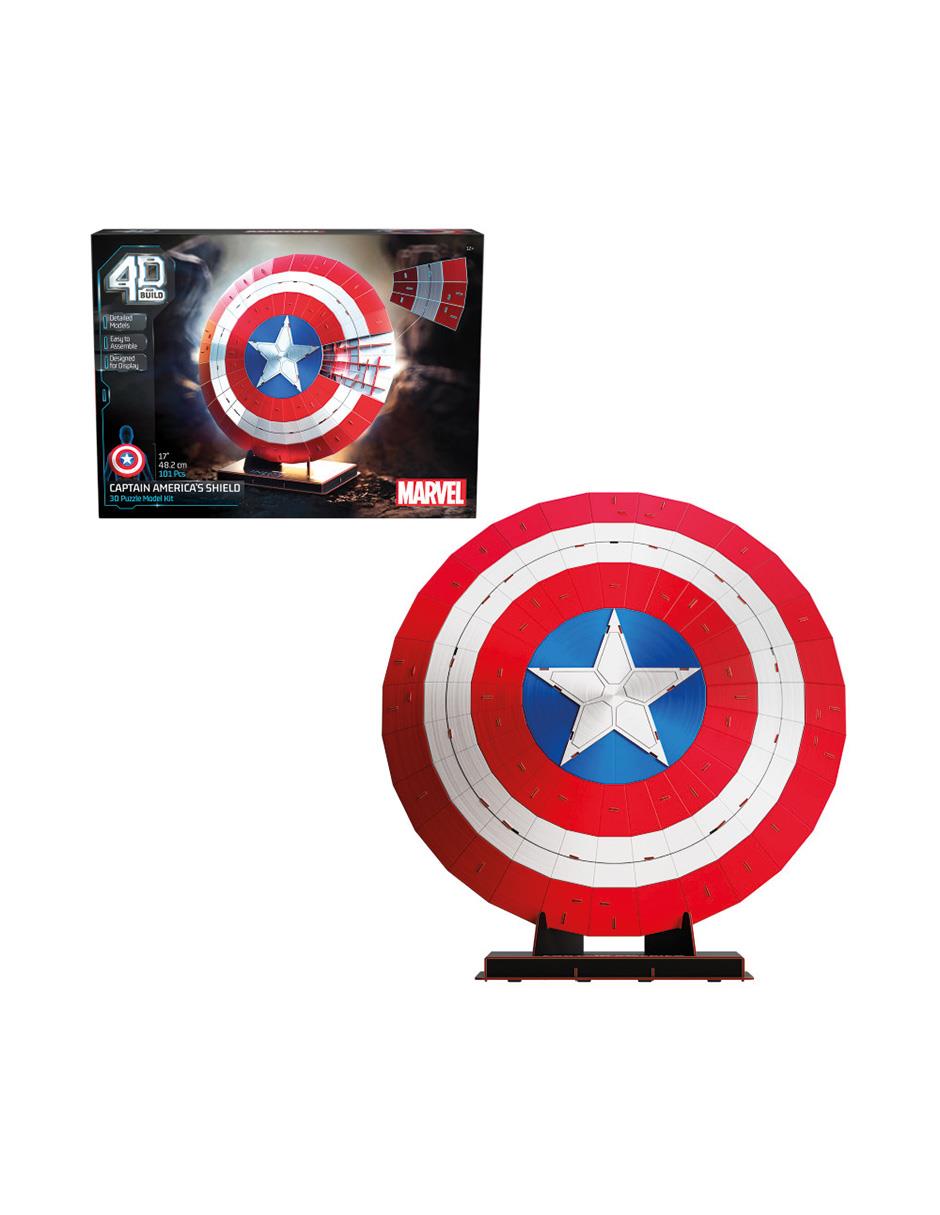Rompecabezas Superhéroes SM Puzz 4D Escudo Capitán América 100 piezas Rompecabezas Superhéroes SM Puzz 4D Escudo Capitán América 100 piezas