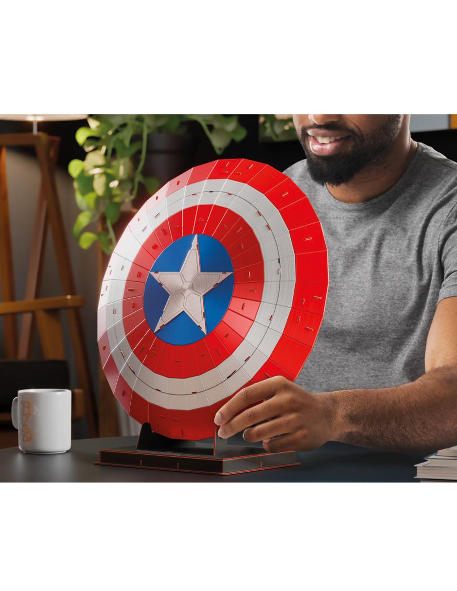Rompecabezas Superhéroes SM Puzz 4D Escudo Capitán América 100 piezas 5