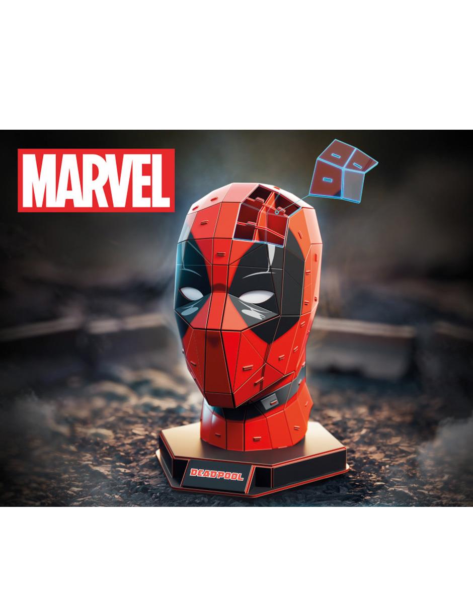 Rompecabezas Superhéroes SM Puzz 4D Máscara Deadpool 54 piezas 6