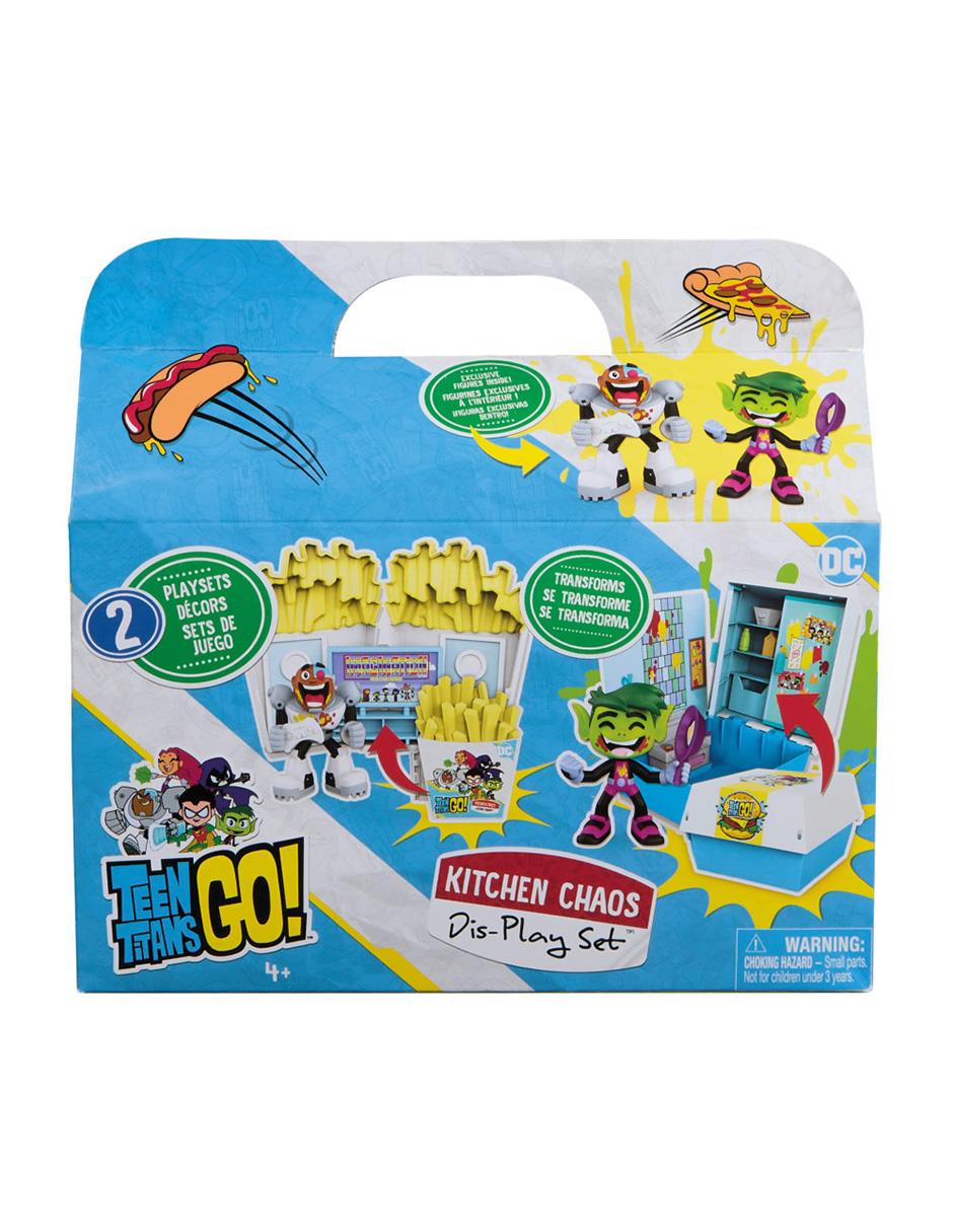 Set figuras acción articulada Teen Titans Go! collectors 2