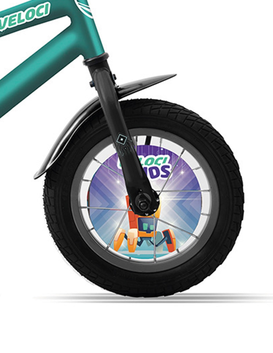 Bicicleta infantil rodada 12 robotics para niño