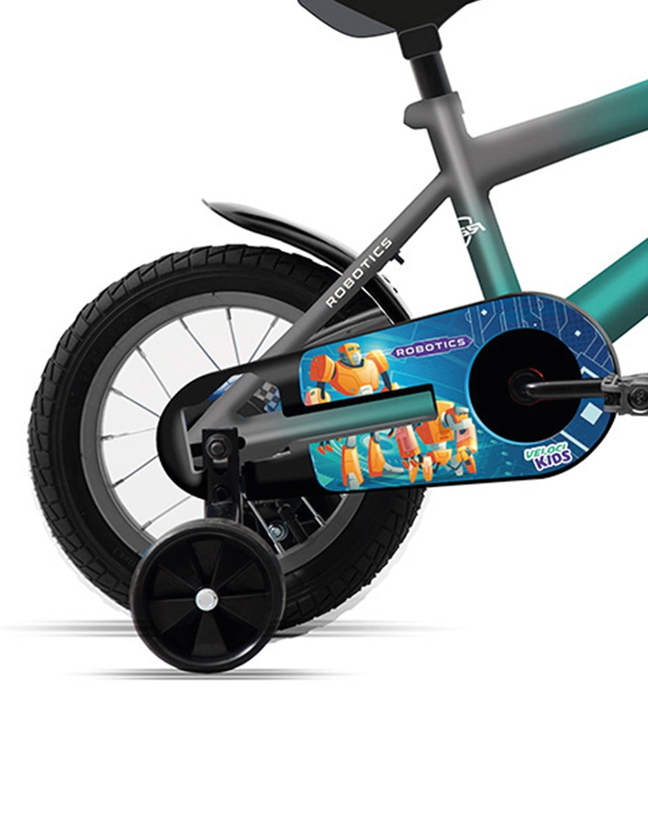 Bicicleta infantil rodada 12 robotics para niño