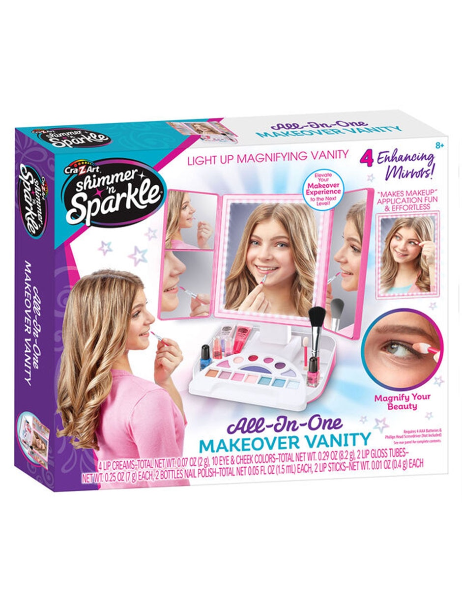 Set de maquillaje Crazart Shimmer N Sparkle: Makeover Vanity 3