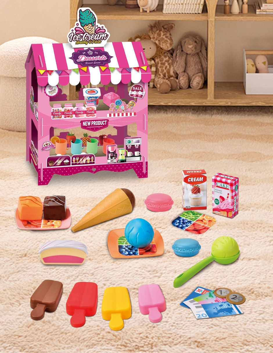 Accesorio para muñeca dessert shop play set 6