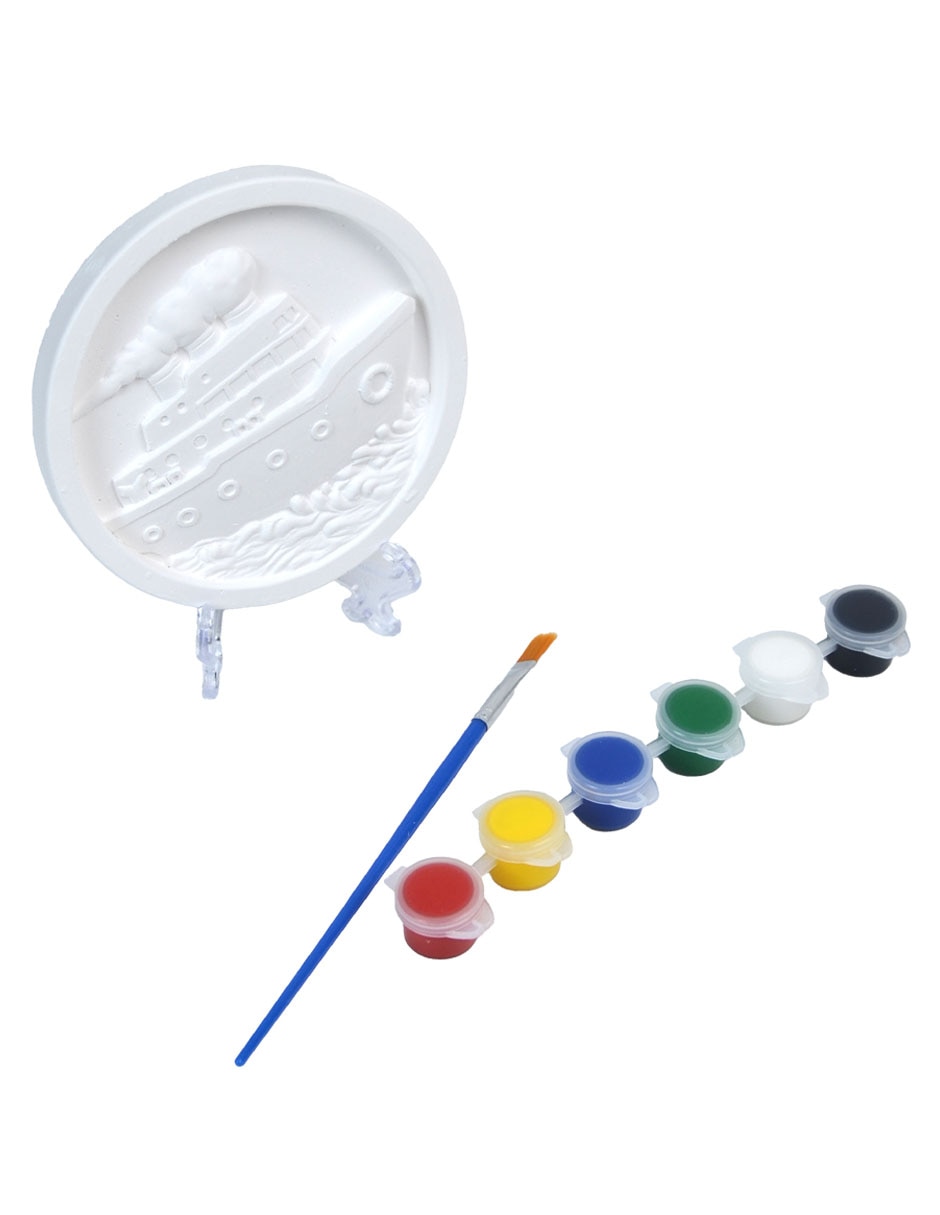 Set pintura cerámica barco 2
