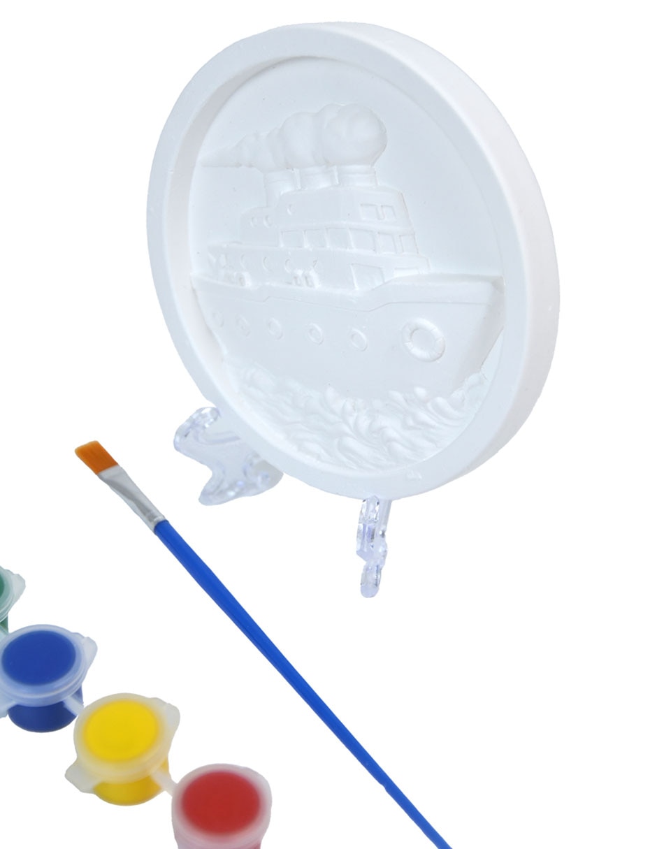 Set pintura cerámica barco 4