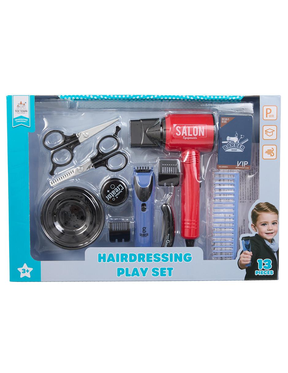 Set juego de barbería juego de rol para niños