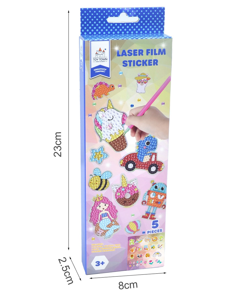 Laser film sticker 7