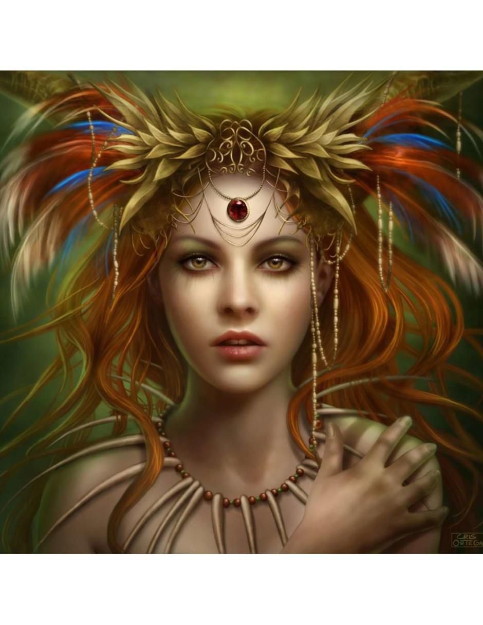 Rompecabezas Hadas mágicas Tribal Goddess 1000 piezas Rompecabezas Hadas mágicas Tribal Goddess 1000 piezas