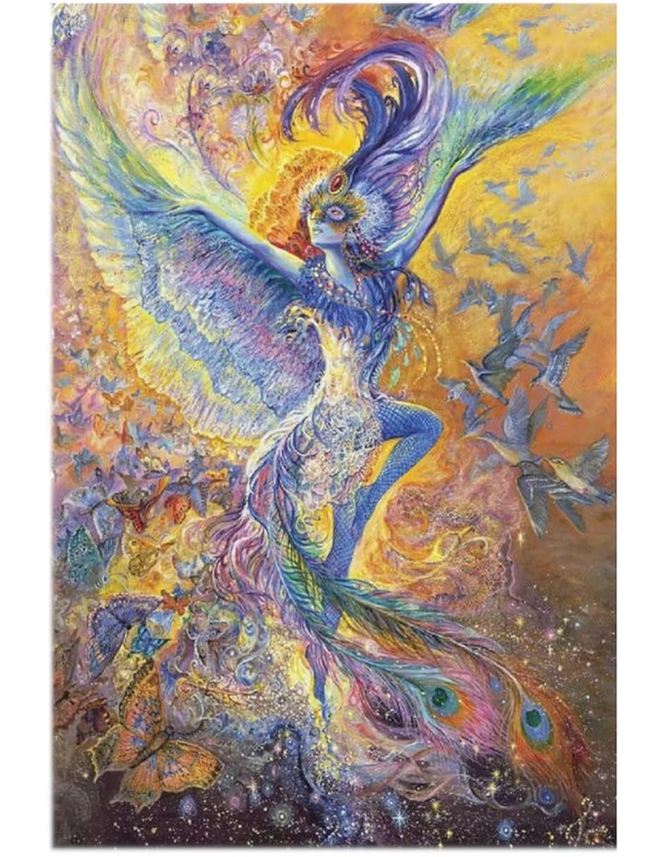 Rompecabezas Hadas mágicas Josephine Wall - Blue Bird 1500 piezas 2