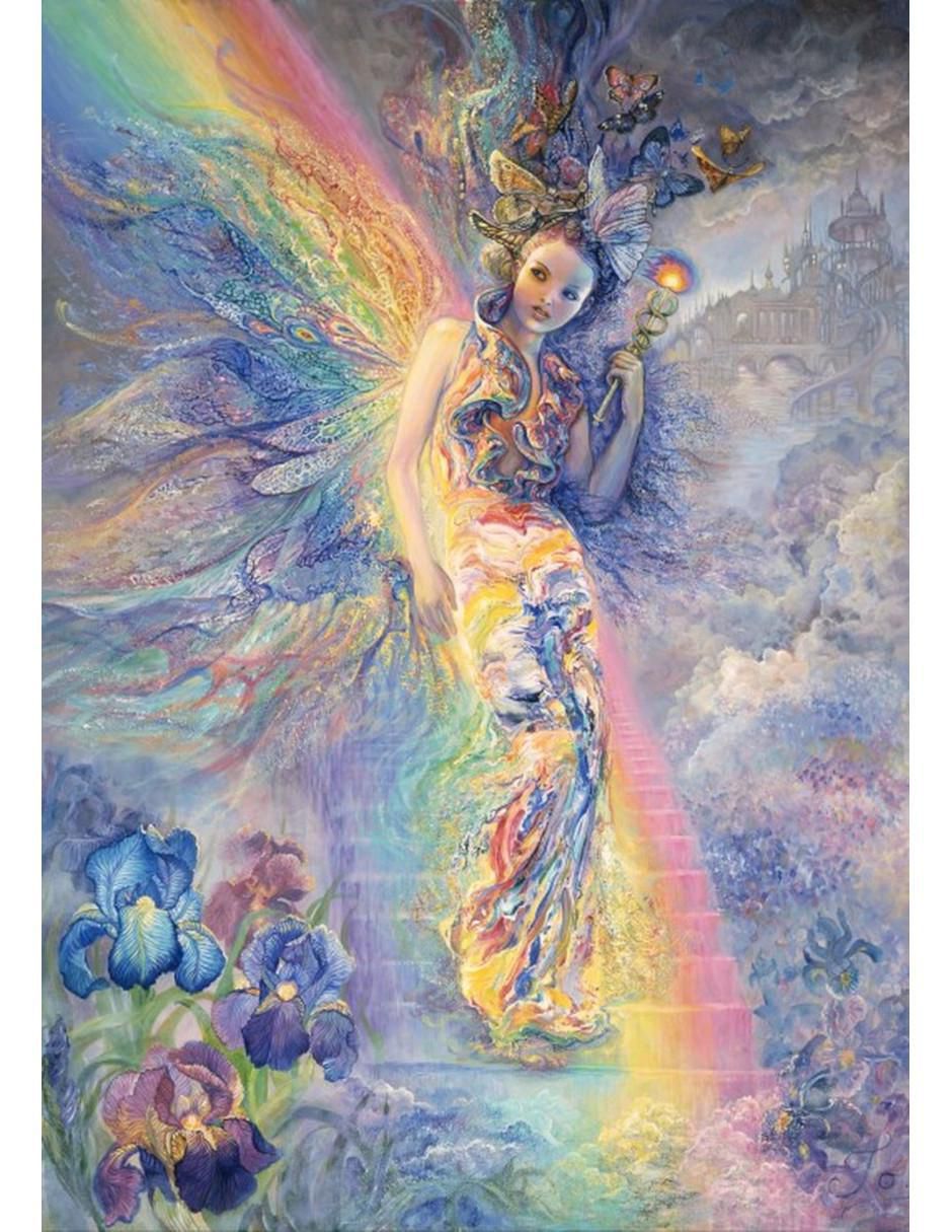 Rompecabezas Hadas mágicas Josephine Wall - Iris, Keeper of the Rainbow 1500 piezas 2