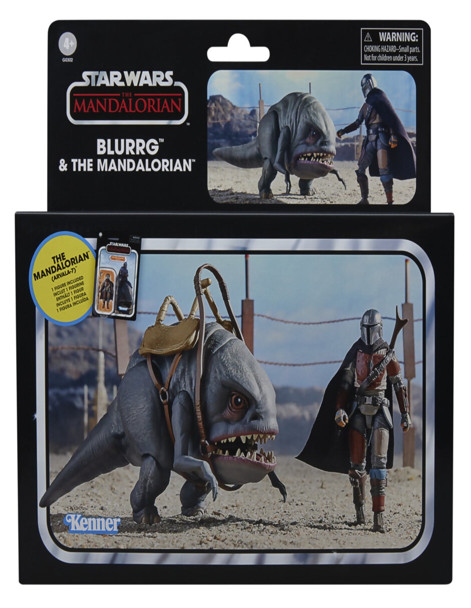 Set figuras acción articulada The Mandalorian The Mandalorian & Grogu vintage Star Wars 6