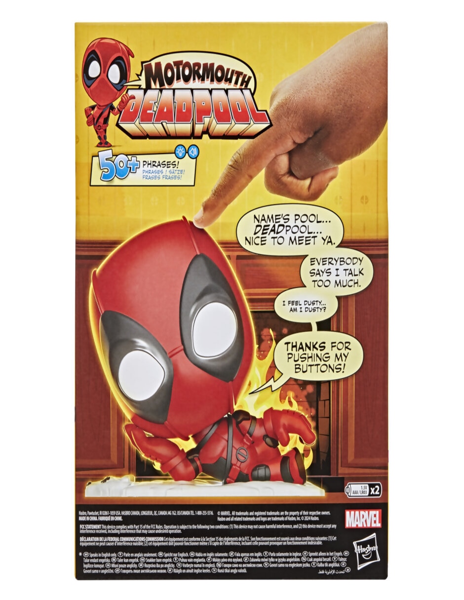 Figura de acción Deadpool collectors con luz y sonido 3