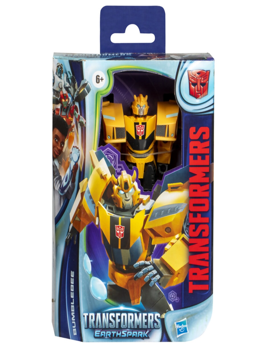 Figura de acción articulada : EarthSpark Bumblebee deluxe Transformers 2 en 1 2