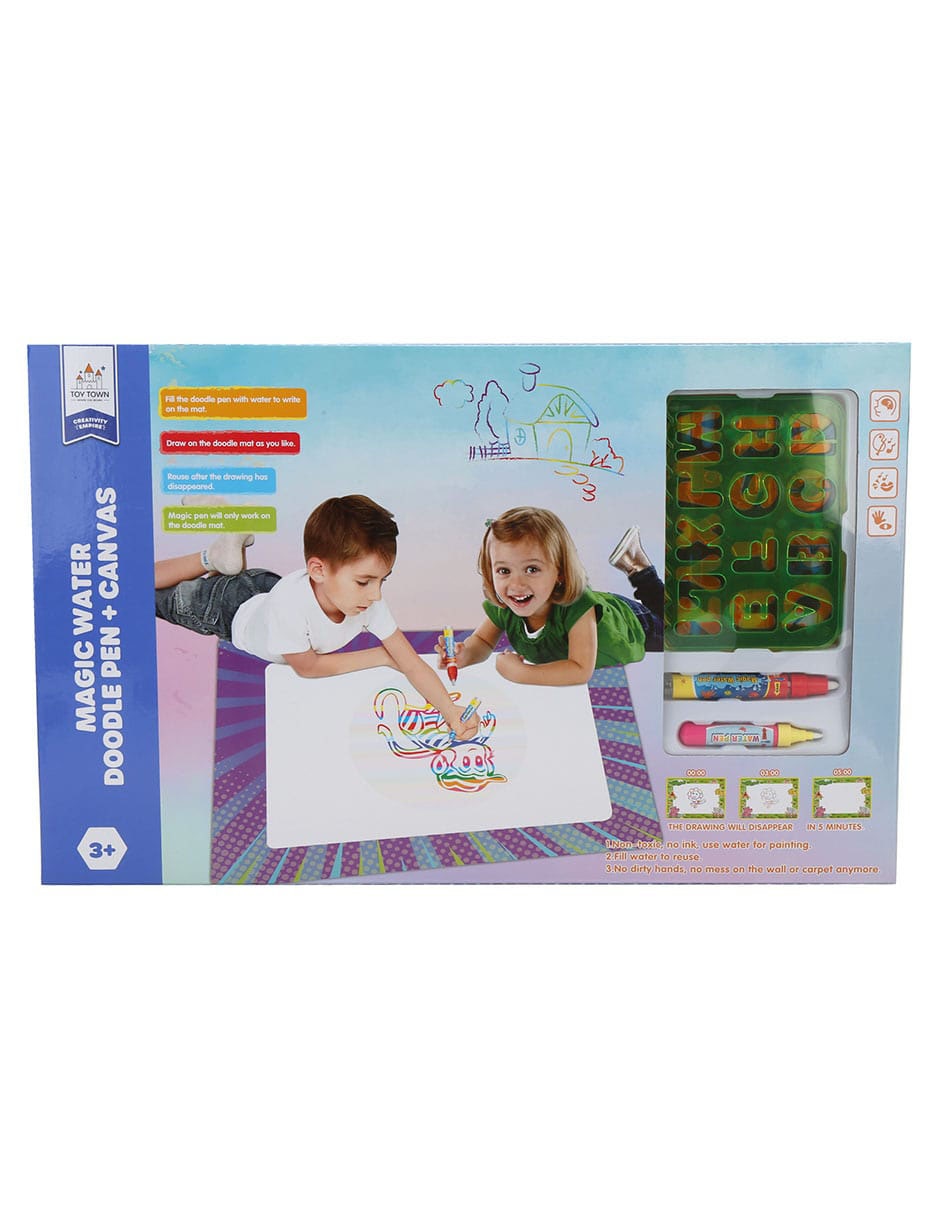Magic Water Doodle Pen+ Canvas juego didáctico infantil unisex 4