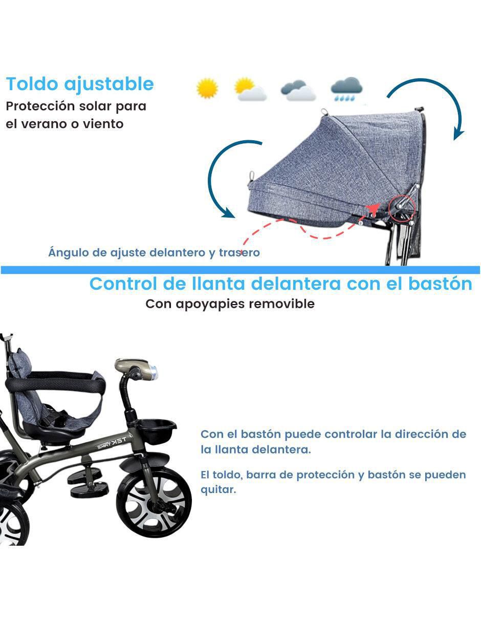 Triciclo the baby shop "rodada" 10 asiento giratorio 360 "para" unisex