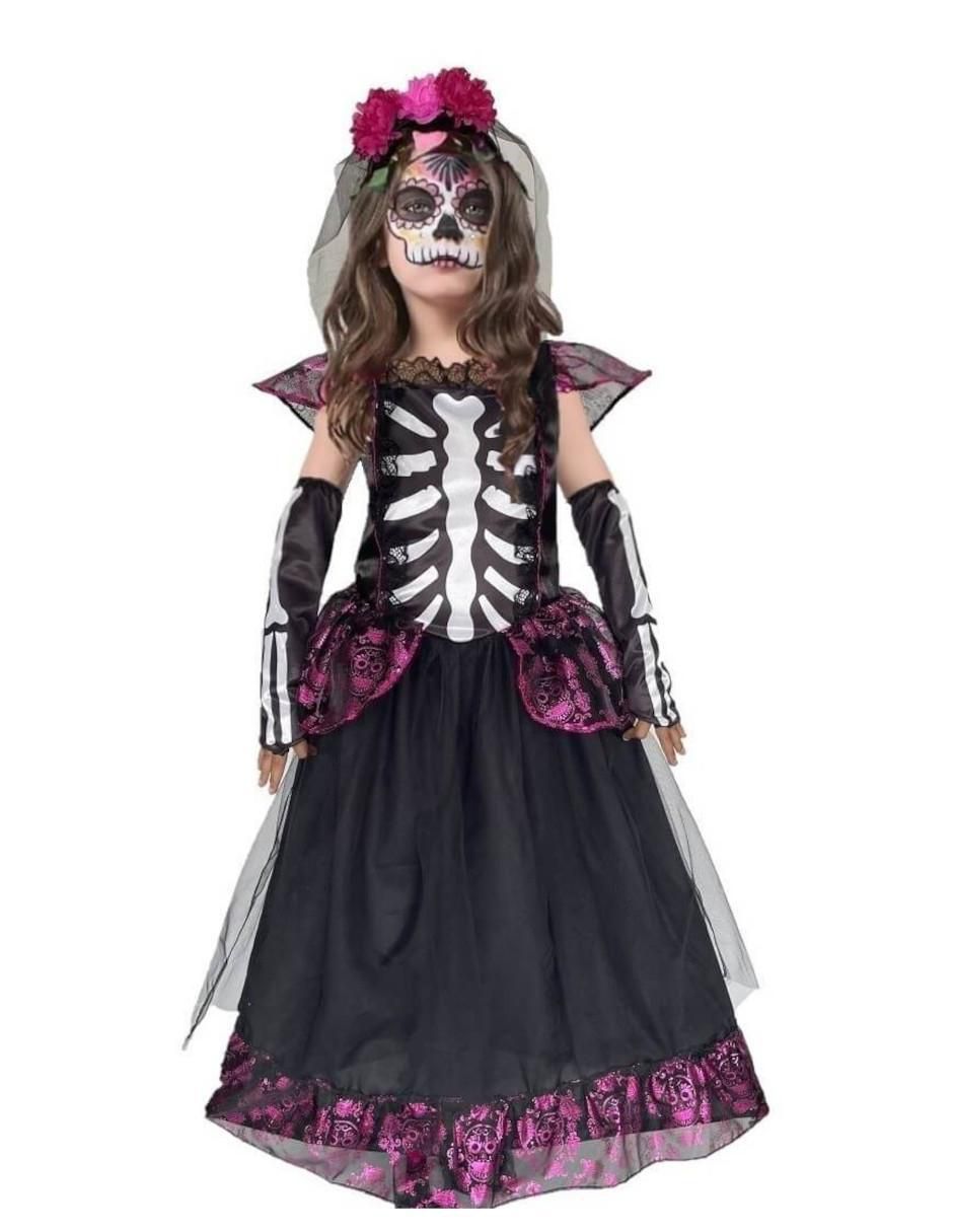 Disfraz de catrina para niña