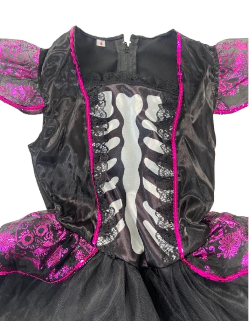 Disfraz de catrina para niña 3