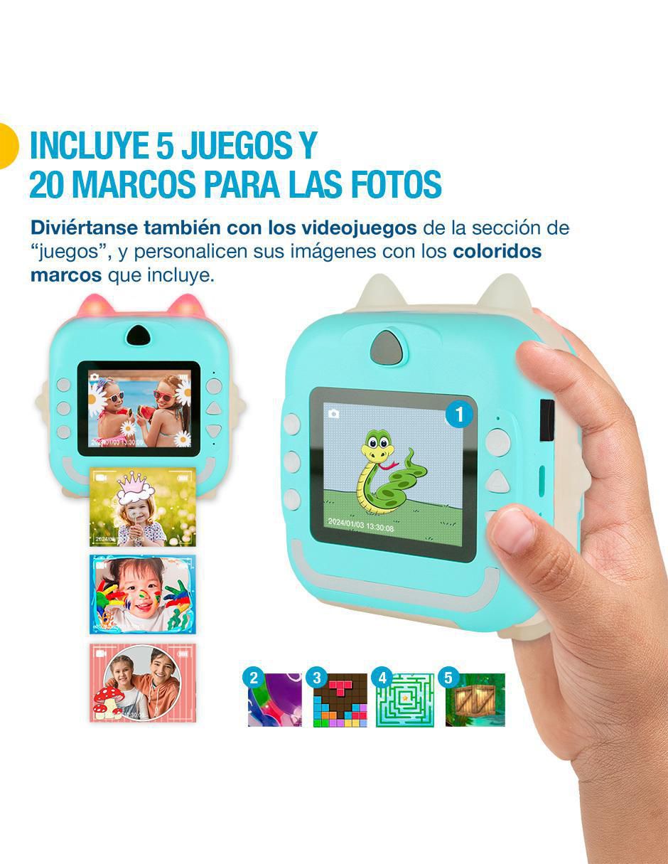 Cámara instantánea Digital Para Niños 6