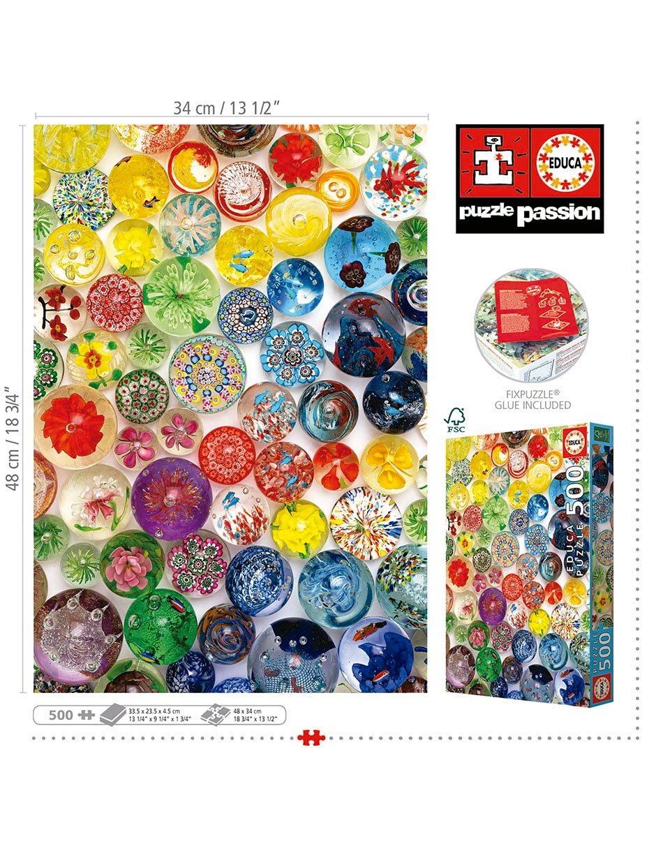 Rompecabezas Canicas Educa Puzzle 500 piezas 4