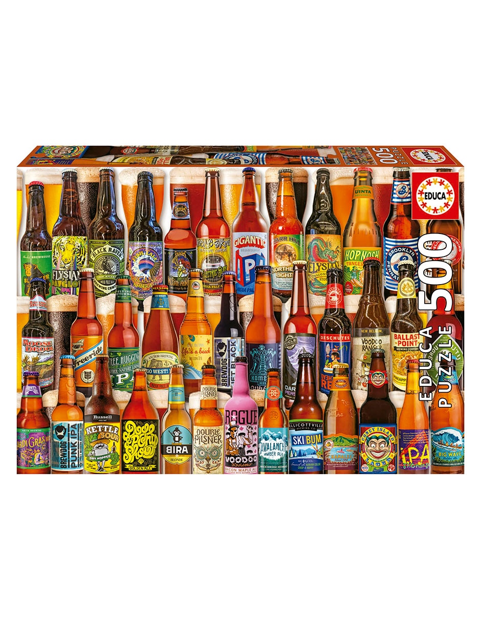 Rompecabezas cervezas Educa Puzzle 500 piezas 2