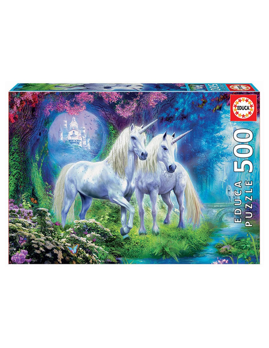 Rompecabezas unicornios Educa Puzzle 500 piezas