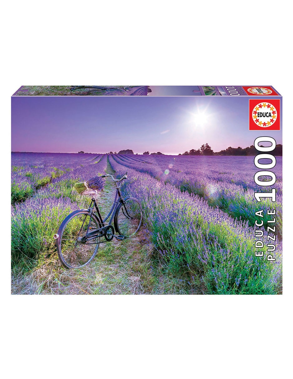 Rompecabezas campo de lavanda Educa Puzzle 500 piezas 2