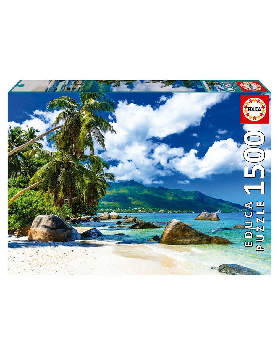 Rompecabezas paisaje 1500 Seychelles 1500 piezas 2