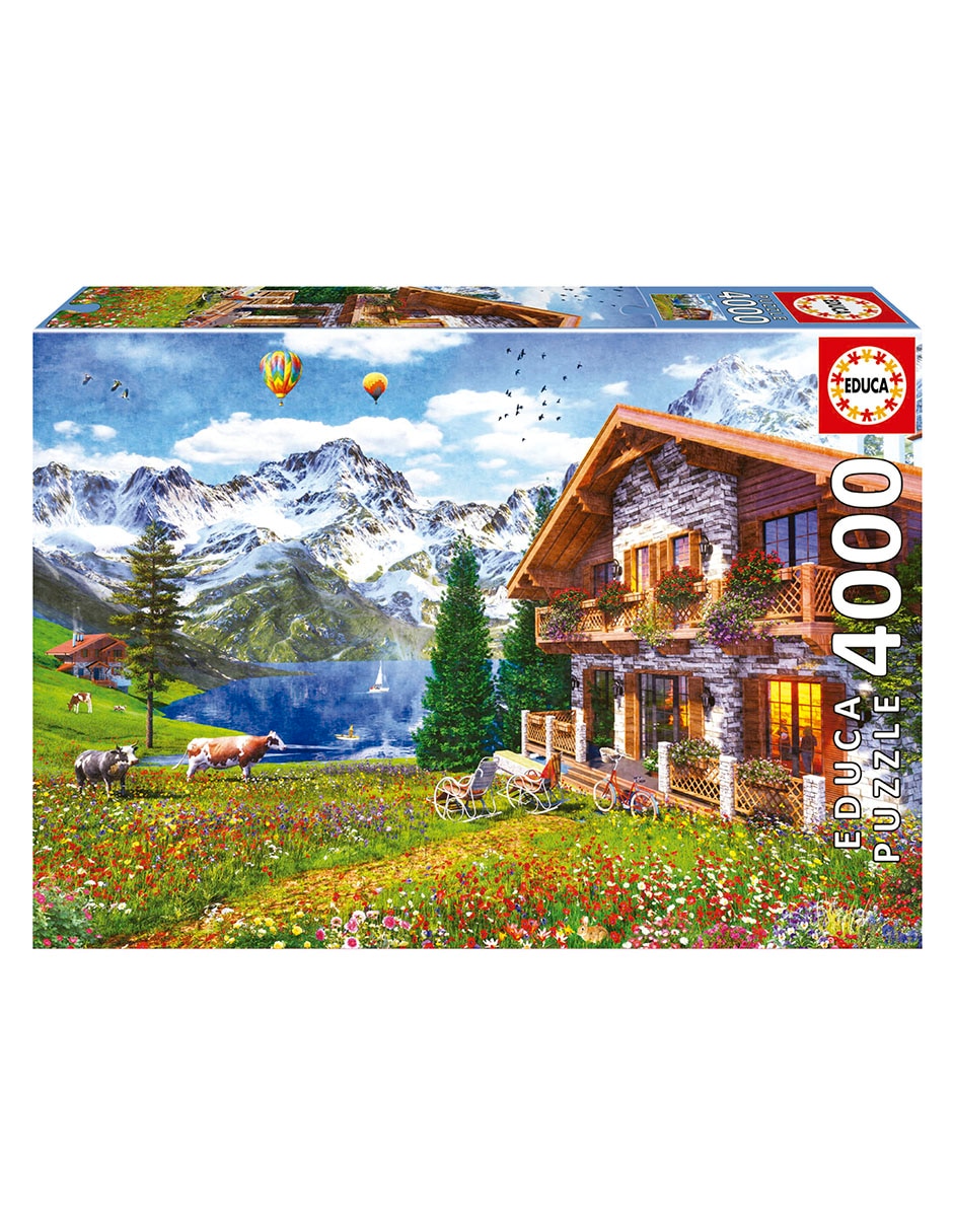 Rompecabezas Los Alpes Educa Puzzle 4000 piezas