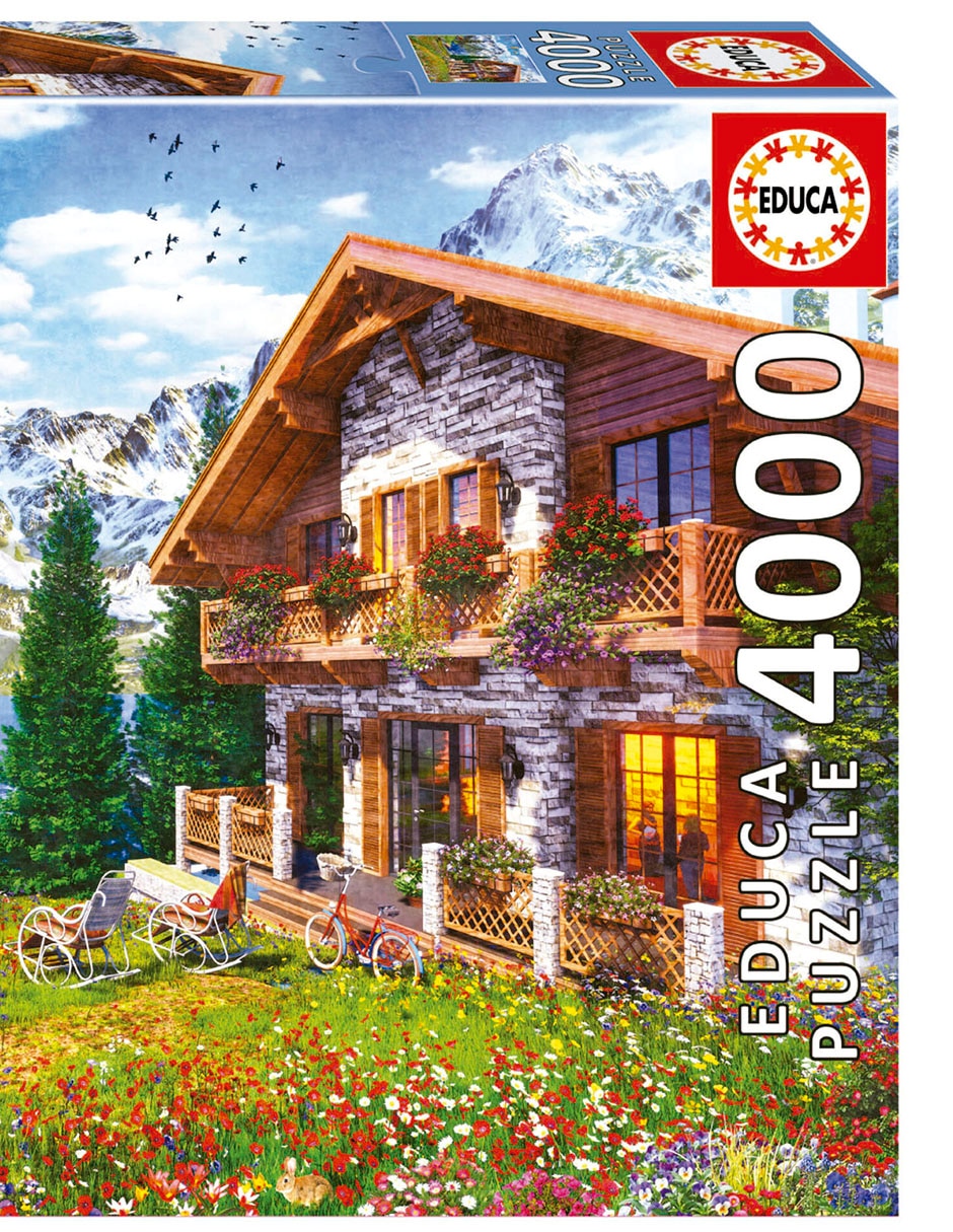 Rompecabezas Los Alpes Educa Puzzle 4000 piezas 2