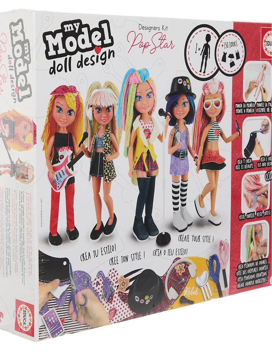 My Model Doll Design Pop juego arte y manualidades para niña 2
