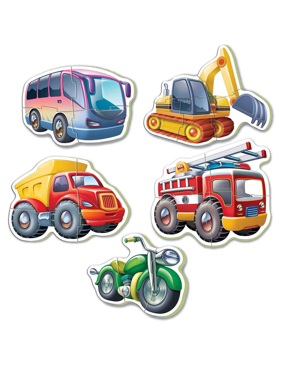 Rompecabezas vehiculos Baby Puzzles 19 piezas 2
