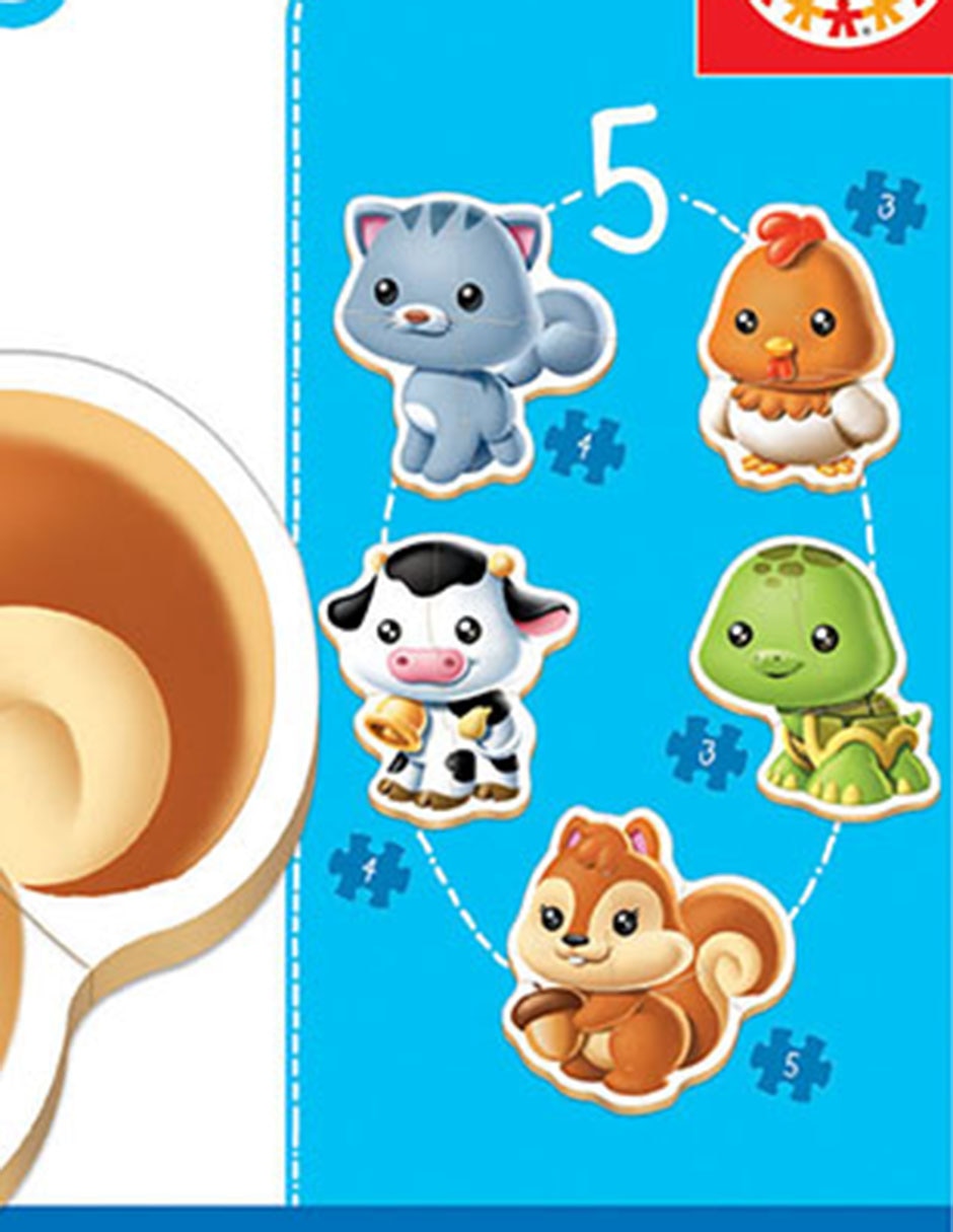 Rompecabezas animales Baby Puzzles 19 piezas 2