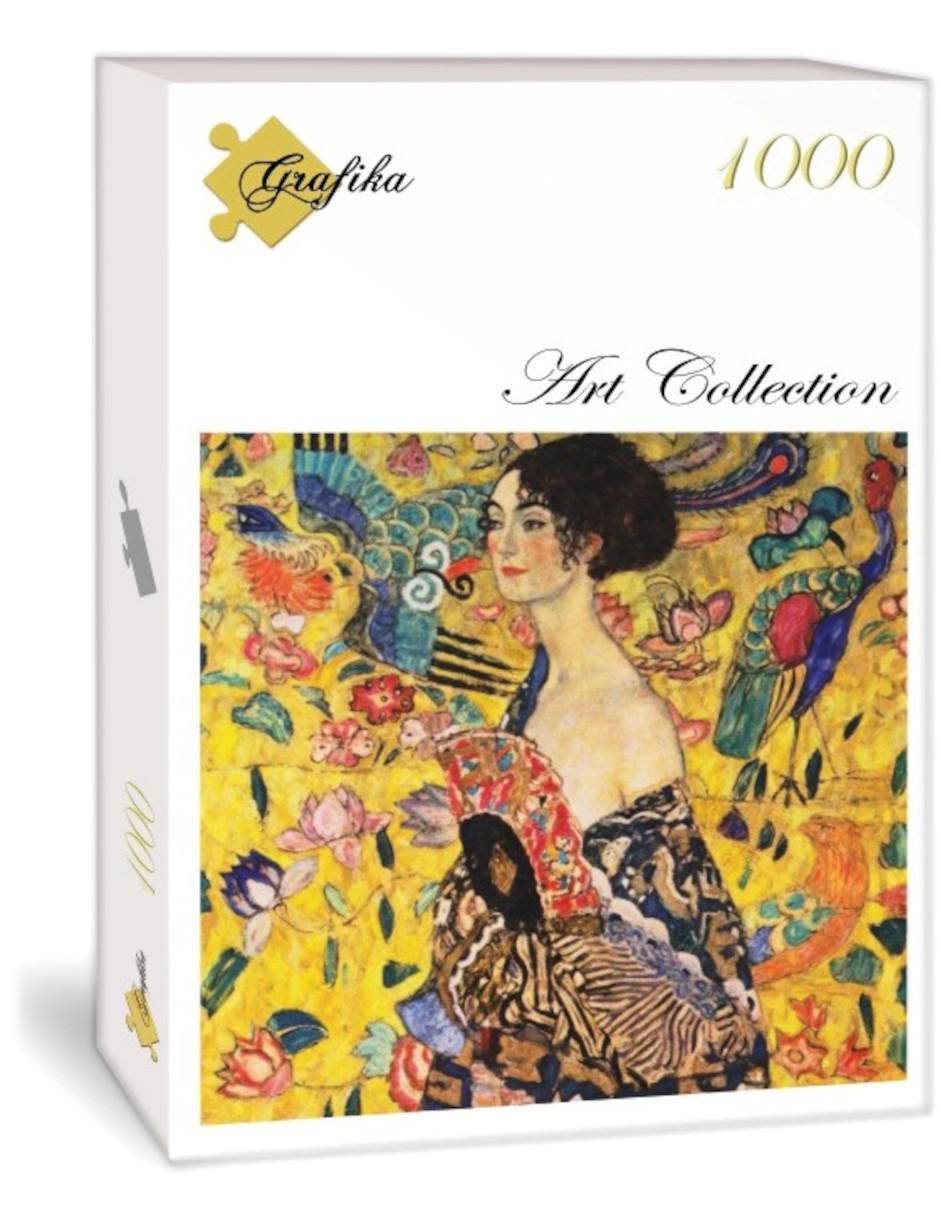 Rompecabezas Artistas Modernos Dame a L´éventail Gustav Klimt, 1917-1918 1000 piezas Rompecabezas Artistas Modernos Dame a L´éventail Gustav Klimt, 1917-1918 1000 piezas