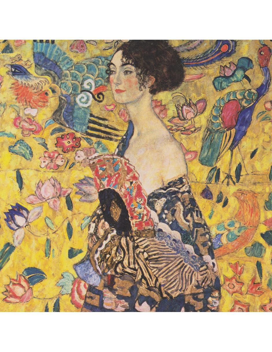 Rompecabezas Artistas Modernos Dame a L´éventail Gustav Klimt, 1917-1918 1000 piezas 2