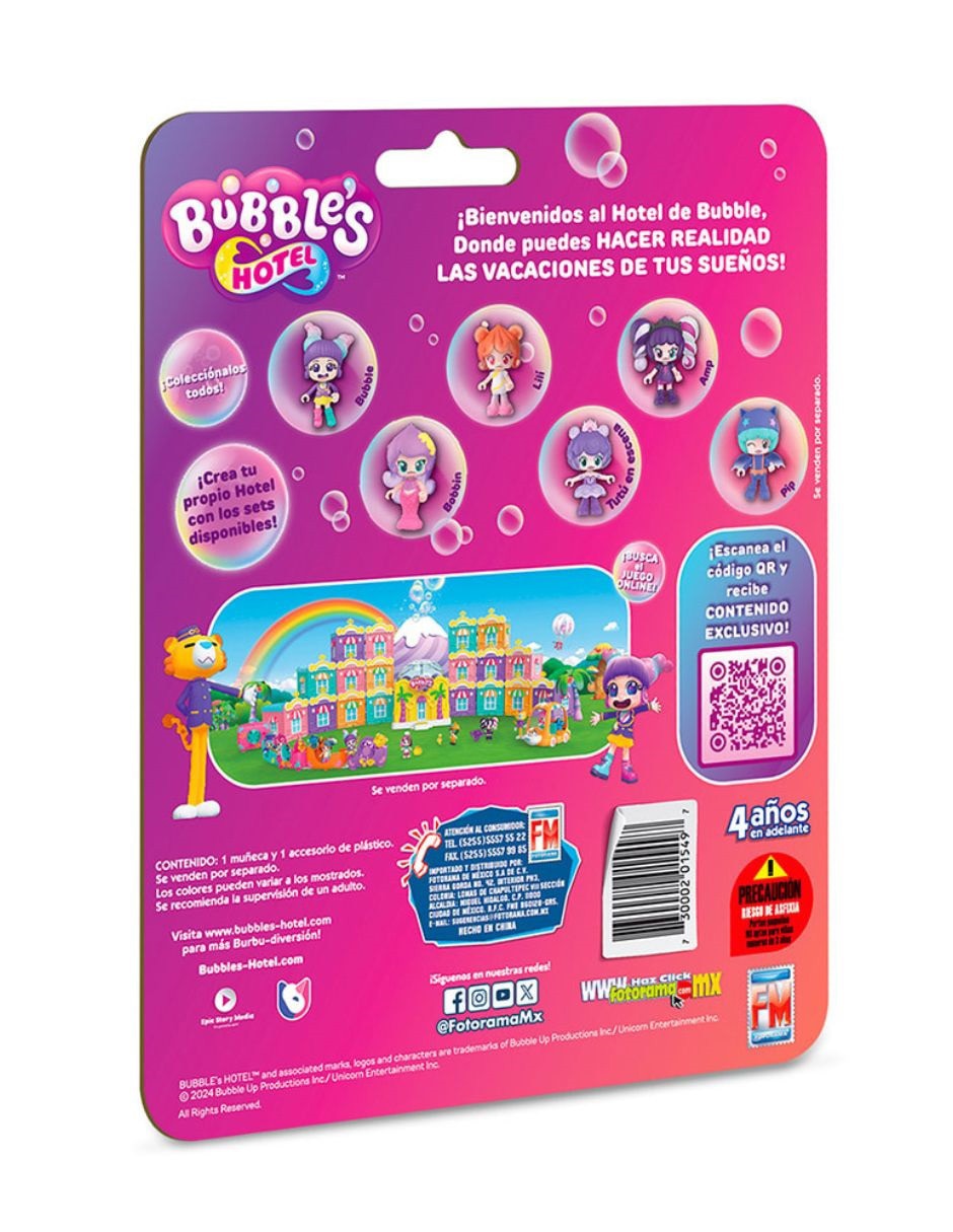 Muñeca Bubble's Hotel 3