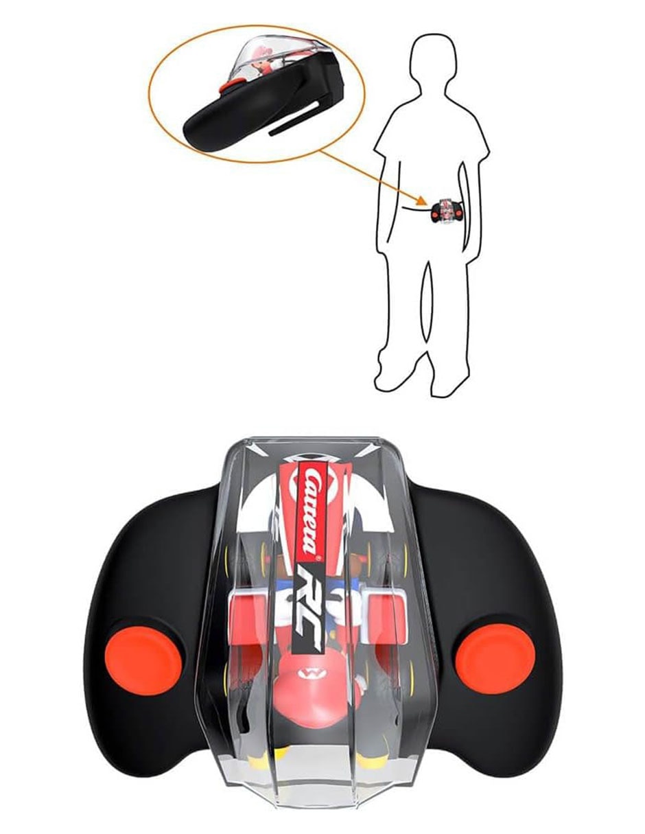Vehículo de control remoto mini rc Mario Kart 7