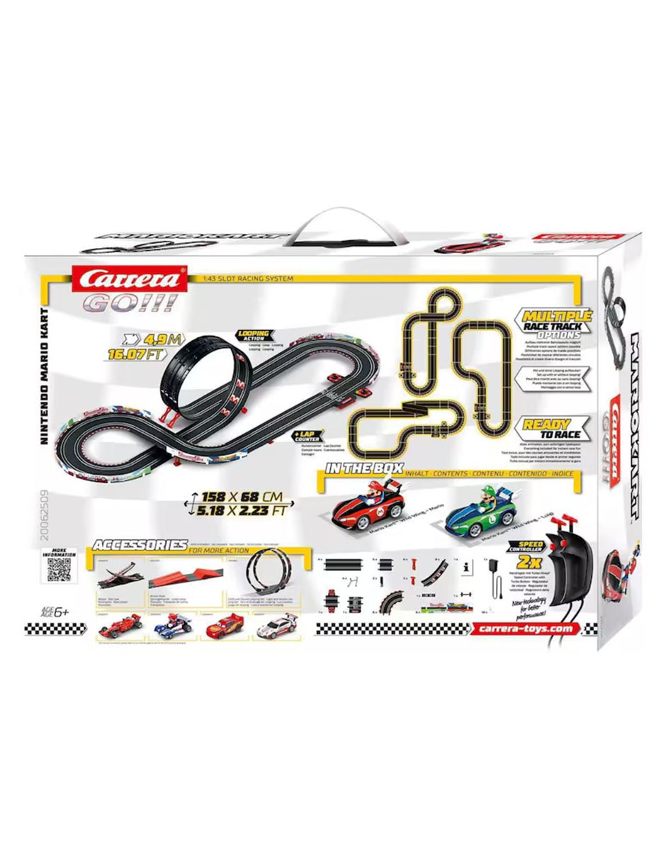 Set pista y automóviles go!! mario kart wii Mario y Luigi 5