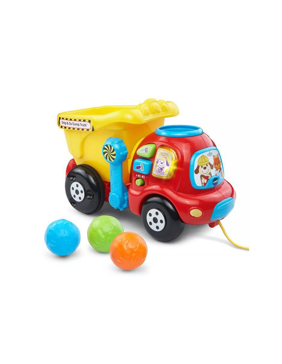Drop And Go Dump Truck Vtech juego didáctico infantil unisex Drop And Go Dump Truck Vtech juego didáctico infantil unisex
