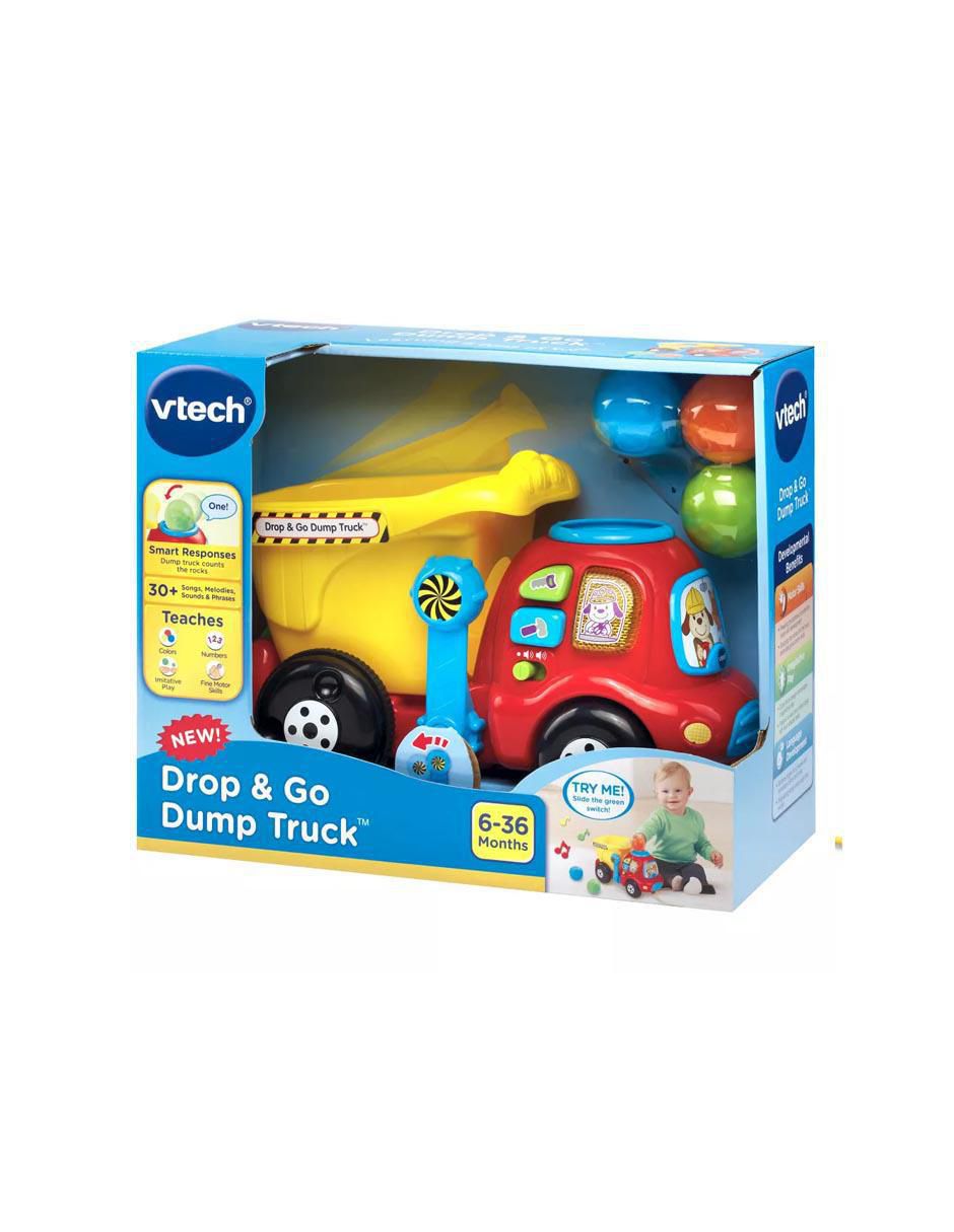 Drop And Go Dump Truck Vtech juego didáctico infantil unisex 2