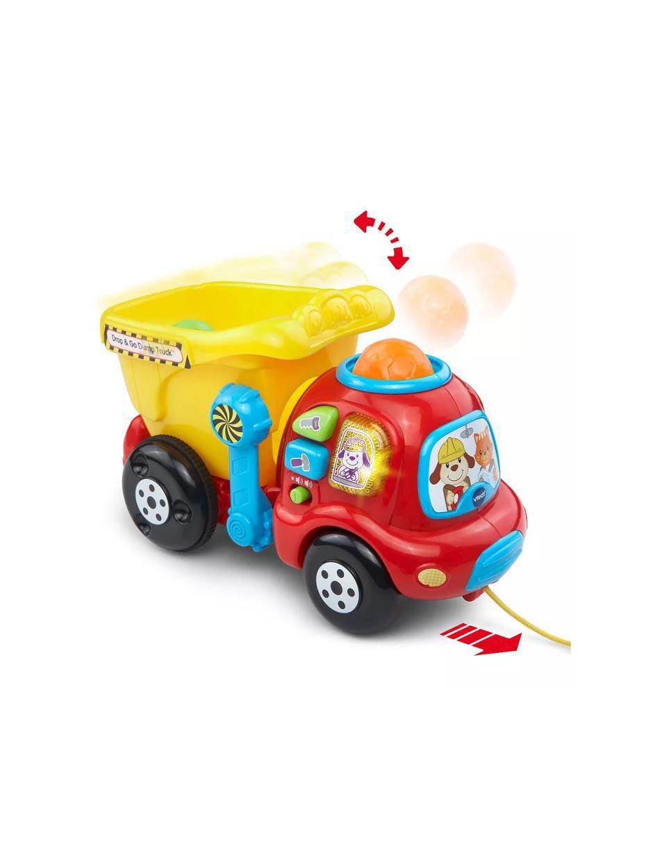 Drop And Go Dump Truck Vtech juego didáctico infantil unisex 3