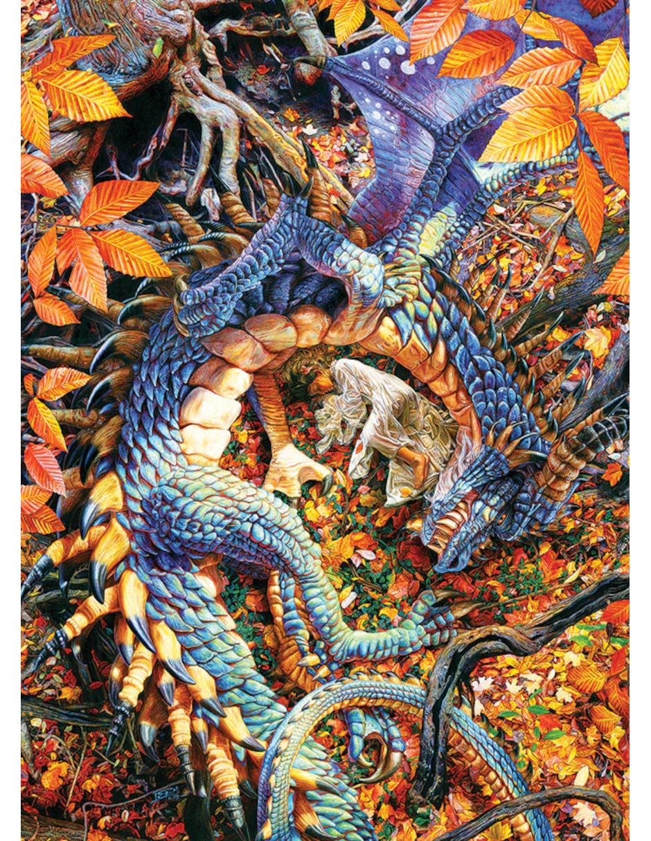 Rompecabezas Dragón Dragon de Abby 1000 piezas 2