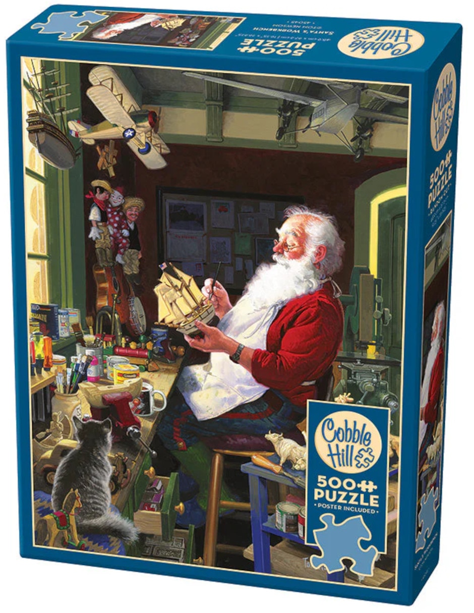 Rompecabezas Artistas Modernos Taller de Santa Claus 500 piezas Rompecabezas Artistas Modernos Taller de Santa Claus 500 piezas