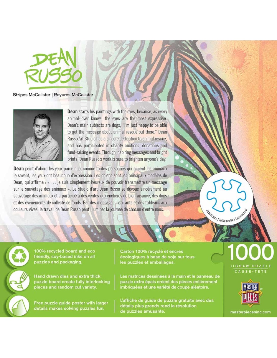 Rompecabezas Artistas Modernos Stripes McCalister 1000 piezas 3