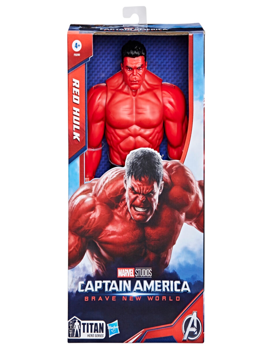 Figura de acción articulada Captain America Brave New World Red Hulk titan hero 3
