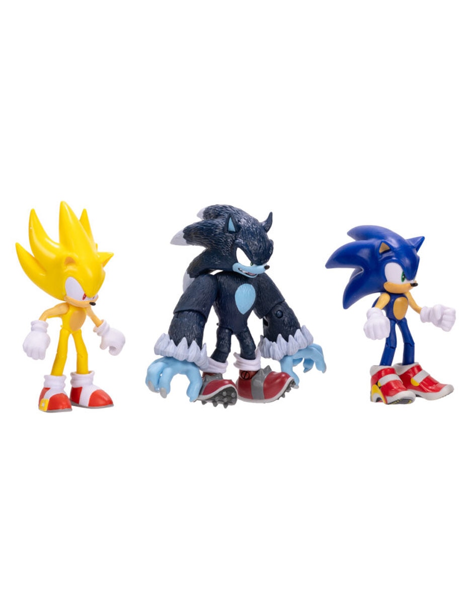 Set figuras acción articulada Sonic The Hedgehog Movie Collection 2